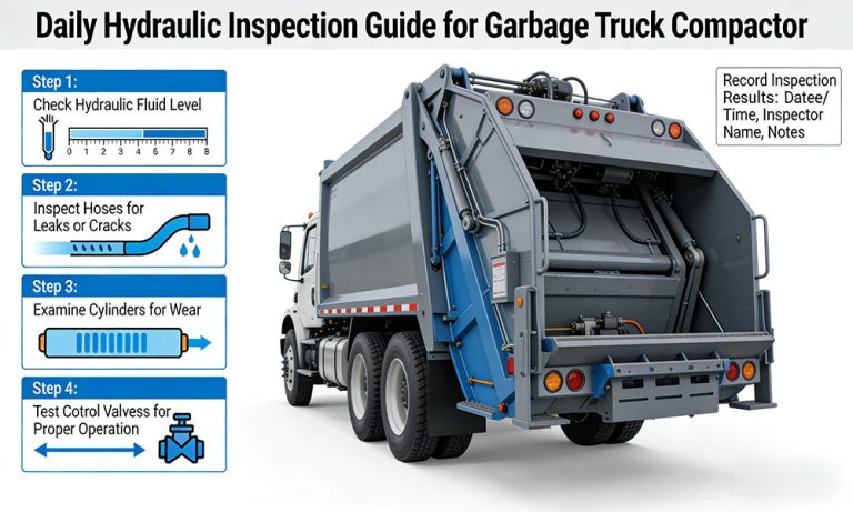 Garbage Truck Compactor Maintenance Checklist for Long-Term Reliability