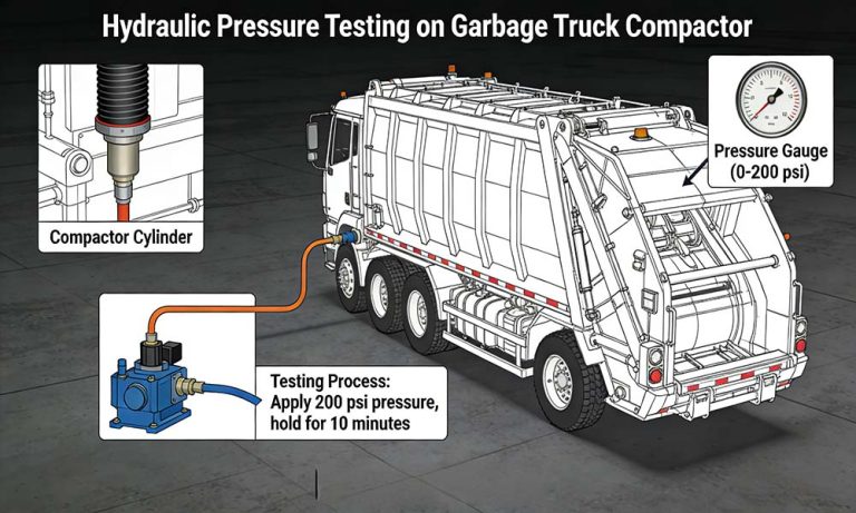 What Causes Hydraulic Failure in Garbage Truck Compactors?