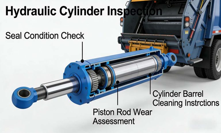 Garbage Truck Compactor Hydraulic System: Components & Working Principles