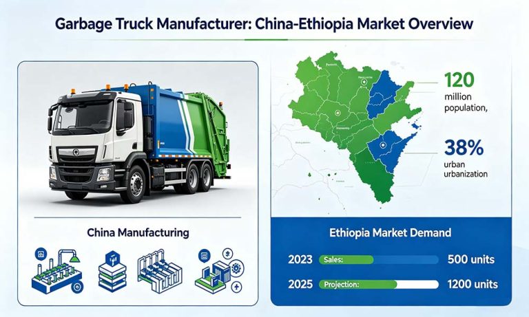 Garbage Truck Manufacturer in Ethiopia | Refuse Truck Supplier for East Africa