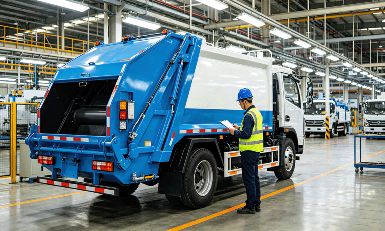 Garbage Truck with Bin Lifting System for Sale | Cost & Specs
