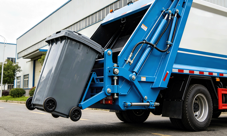 Garbage Truck with Hydraulic Bin Lifter for Sale | Capacity & Price
